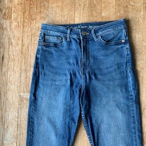 Calvin Klein High Rise Ankle Skinny Jeans